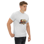 Unisex Classic Cotton Tee - Vintage Ship-in-bottle Design