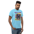 Retro Futuristic Neon Looms Unisex classic tee