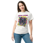 Retro Futuristic Neon Looms Unisex classic tee