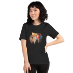 Unisex Abstract Paint T-Shirt