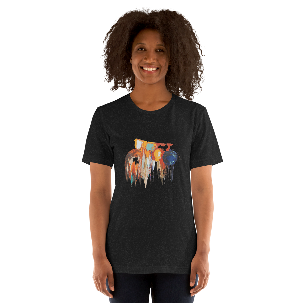 Unisex Abstract Paint T-Shirt