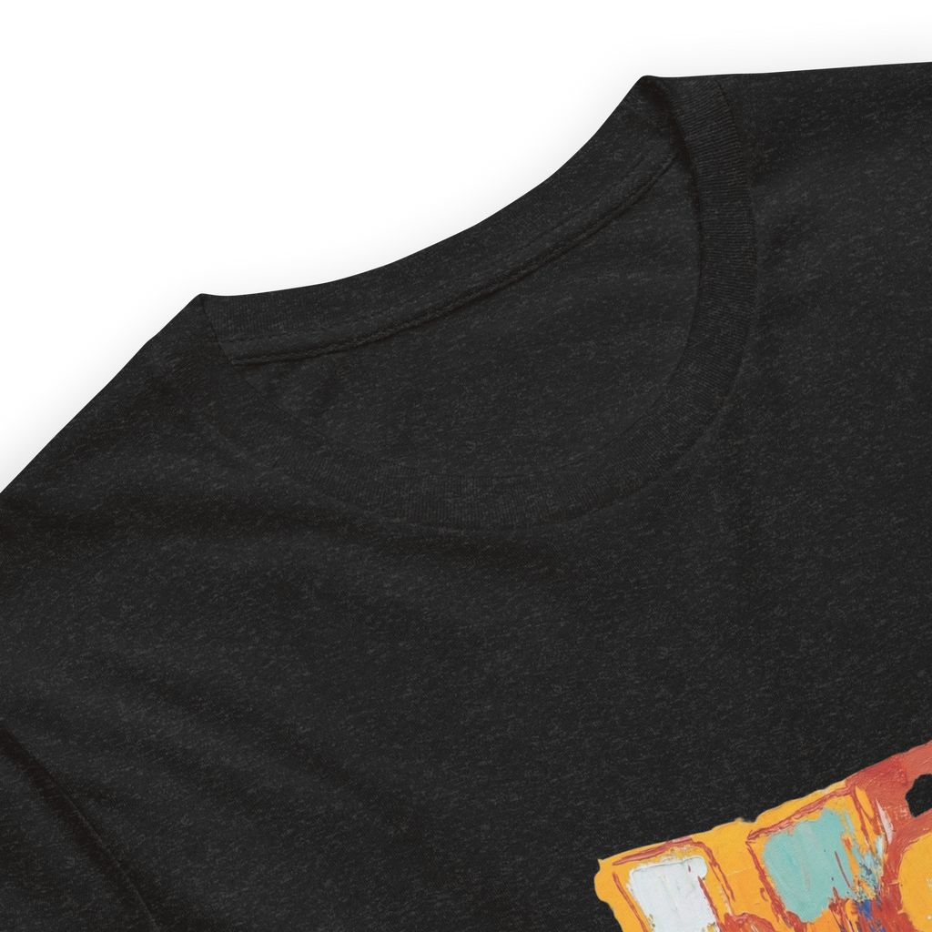 Unisex Abstract Paint T-Shirt