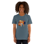 Unisex Abstract Paint T-Shirt
